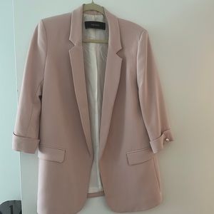 Zara basic- pale pink blazer